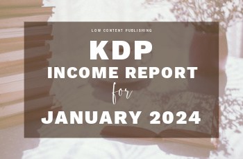 Amazon KDP Income Report January 2024